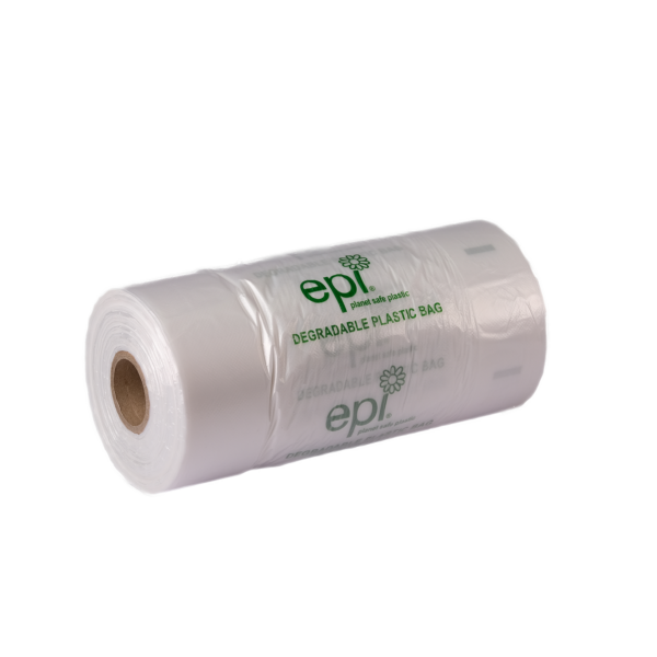 NATURAL POLY PRODUCE BAGS HDPE + EPI 450mm x 250mm + 100mm